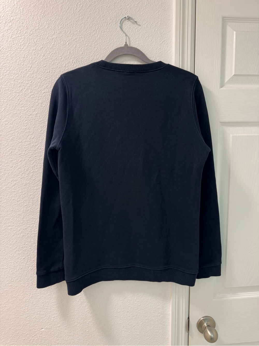 kenzo tanami flower embroidered logo sweatshirt navy blue 100% cotton size Large - Picture 2 of 5
